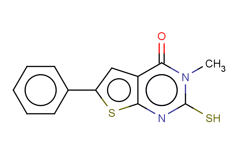 3-methyl-6-phenyl-2-sulfanyl-3H,4H-thieno[2,3-d]pyrimidin-4-one
