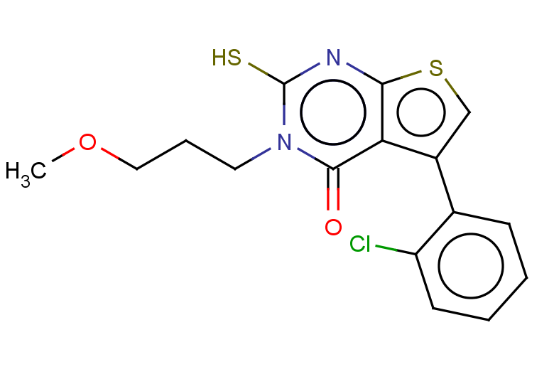 5-(2-chlorophenyl)-3-(3-methoxypropyl)-2-sulfanyl-3H,4H-thieno[2,3-d]pyrimidin-4-one