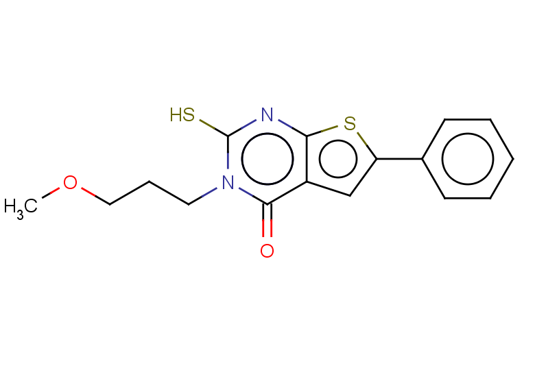 3-(3-methoxypropyl)-6-phenyl-2-sulfanyl-3H,4H-thieno[2,3-d]pyrimidin-4-one