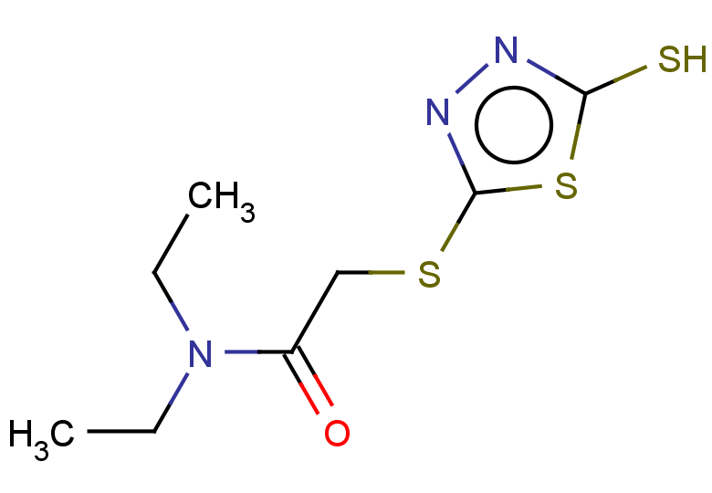 N,N-diethyl-2-[(5-sulfanyl-1,3,4-thiadiazol-2-yl)sulfanyl]acetamide