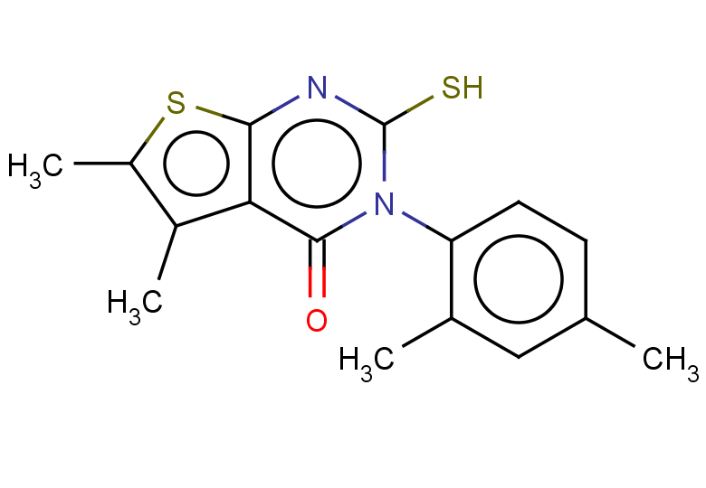 3-(2,4-dimethylphenyl)-5,6-dimethyl-2-sulfanyl-3H,4H-thieno[2,3-d]pyrimidin-4-one