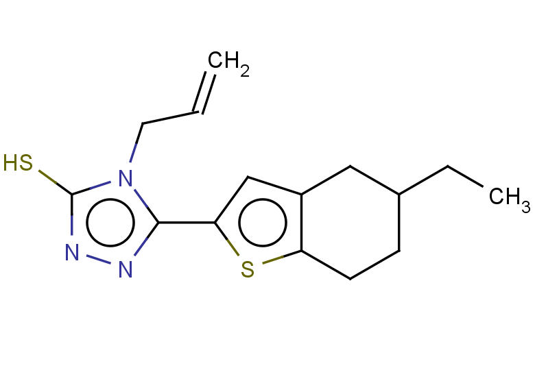 5-(5-ethyl-4,5,6,7-tetrahydro-1-benzothiophen-2-yl)-4-(prop-2-en-1-yl)-4H-1,2,4-triazole-3-thiol