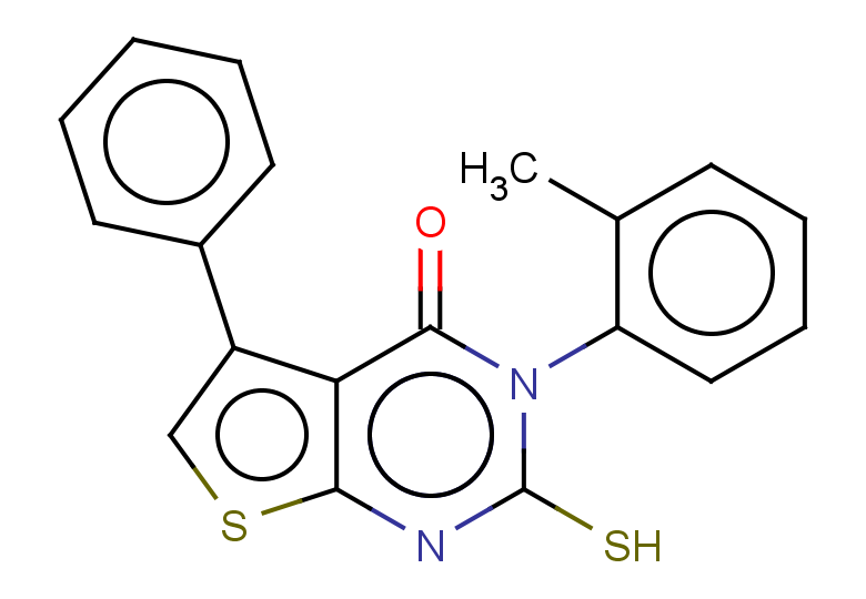 3-(2-methylphenyl)-5-phenyl-2-sulfanyl-3H,4H-thieno[2,3-d]pyrimidin-4-one