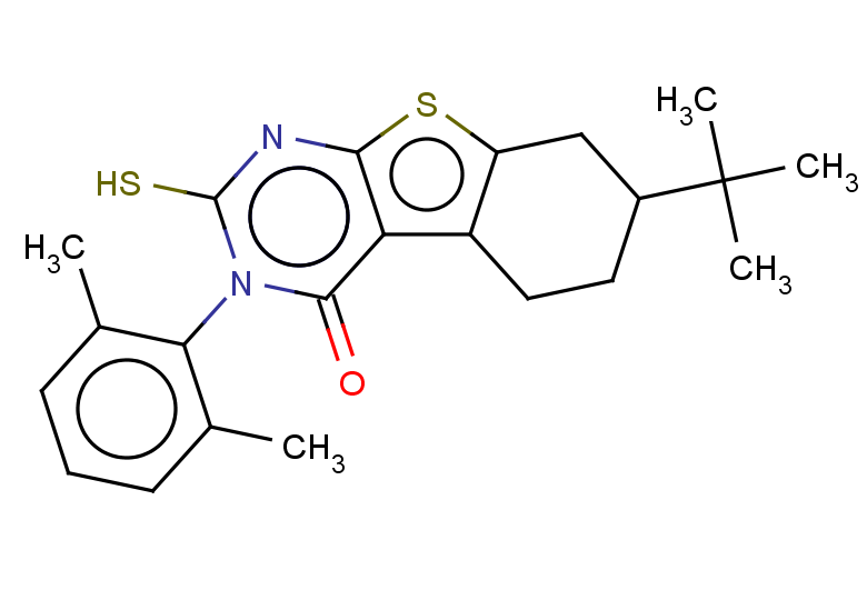 11-tert-butyl-4-(2,6-dimethylphenyl)-5-sulfanyl-8-thia-4,6-diazatricyclo[7.4.0.0,2,7]trideca-1(9),2(7),5-trien-3-one