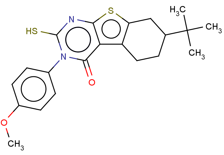 11-tert-butyl-4-(4-methoxyphenyl)-5-sulfanyl-8-thia-4,6-diazatricyclo[7.4.0.0,2,7]trideca-1(9),2(7),5-trien-3-one