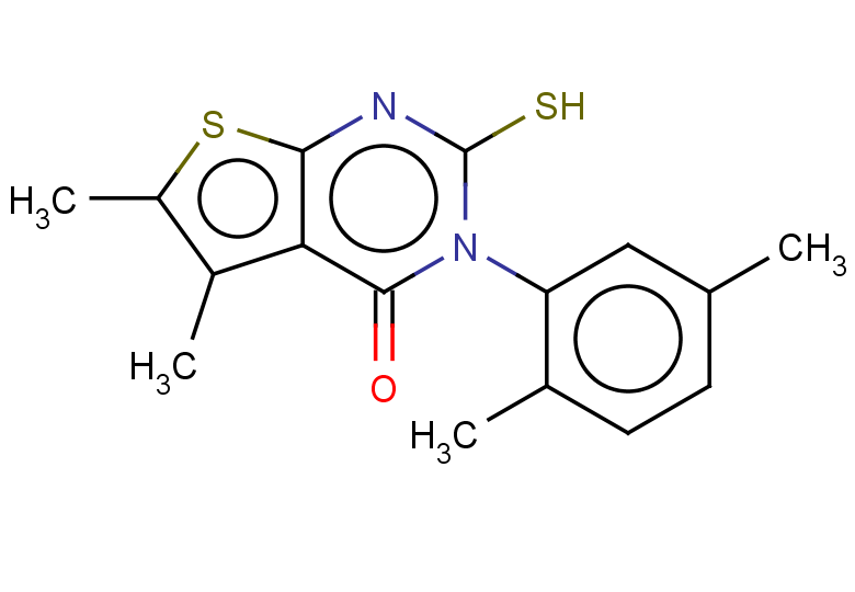 3-(2,5-dimethylphenyl)-5,6-dimethyl-2-sulfanyl-3H,4H-thieno[2,3-d]pyrimidin-4-one