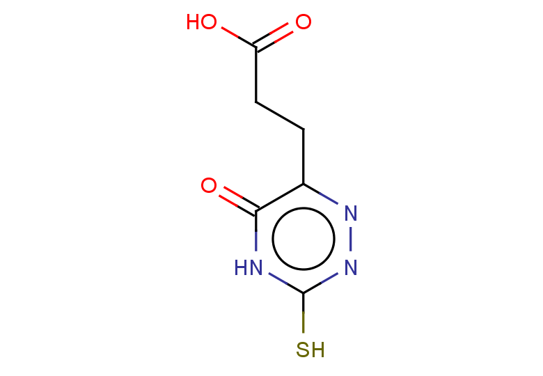 3-(5-oxo-3-sulfanyl-4,5-dihydro-1,2,4-triazin-6-yl)propanoic acid