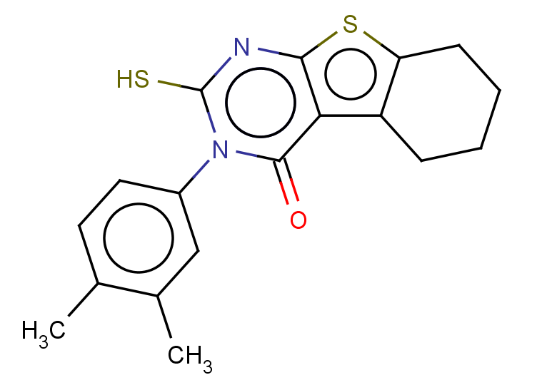 4-(3,4-dimethylphenyl)-5-sulfanyl-8-thia-4,6-diazatricyclo[7.4.0.0,2,7]trideca-1(9),2(7),5-trien-3-one