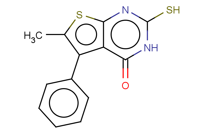 6-methyl-5-phenyl-2-sulfanyl-3H,4H-thieno[2,3-d]pyrimidin-4-one