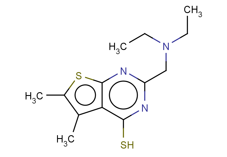 2-[(diethylamino)methyl]-5,6-dimethylthieno[2,3-d]pyrimidine-4-thiol