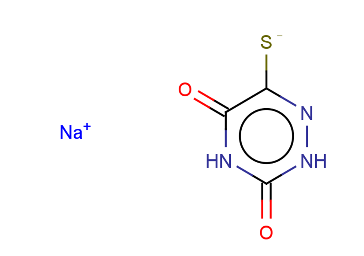 sodium (3,5-dioxo-2,3,4,5-tetrahydro-1,2,4-triazin-6-yl)sulfanide