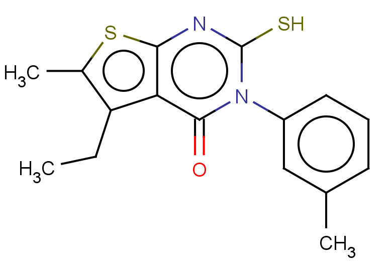 5-ethyl-6-methyl-3-(3-methylphenyl)-2-sulfanyl-3H,4H-thieno[2,3-d]pyrimidin-4-one