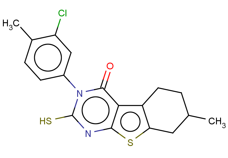 4-(3-chloro-4-methylphenyl)-11-methyl-5-sulfanyl-8-thia-4,6-diazatricyclo[7.4.0.0,2,7]trideca-1(9),2(7),5-trien-3-one
