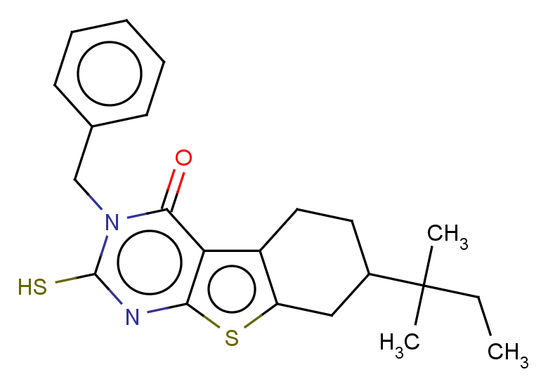 4-benzyl-11-(2-methylbutan-2-yl)-5-sulfanyl-8-thia-4,6-diazatricyclo[7.4.0.0,2,7]trideca-1(9),2(7),5-trien-3-one
