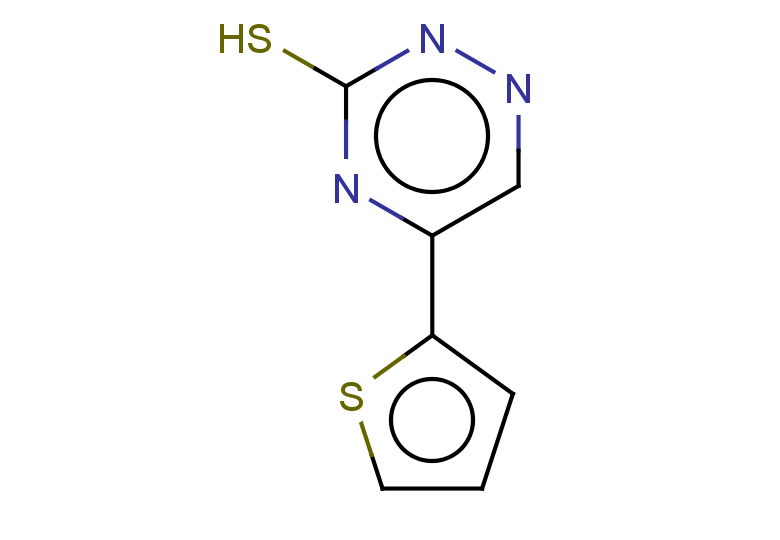 5-(thiophen-2-yl)-1,2,4-triazine-3-thiol