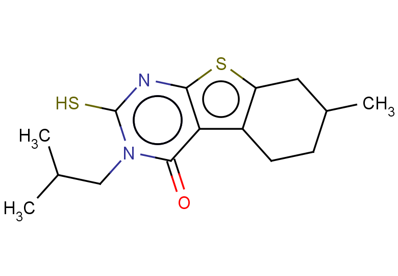 11-methyl-4-(2-methylpropyl)-5-sulfanyl-8-thia-4,6-diazatricyclo[7.4.0.0,2,7]trideca-1(9),2(7),5-trien-3-one
