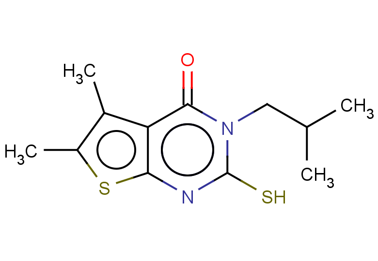 5,6-dimethyl-3-(2-methylpropyl)-2-sulfanyl-3H,4H-thieno[2,3-d]pyrimidin-4-one