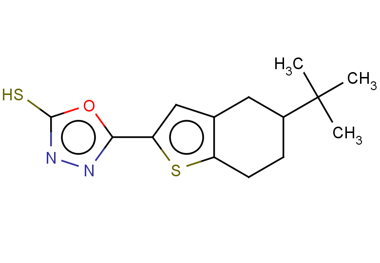 5-(5-tert-butyl-4,5,6,7-tetrahydro-1-benzothiophen-2-yl)-1,3,4-oxadiazole-2-thiol