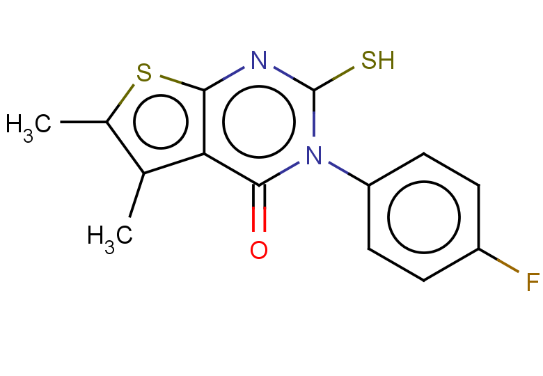3-(4-fluorophenyl)-5,6-dimethyl-2-sulfanyl-3H,4H-thieno[2,3-d]pyrimidin-4-one