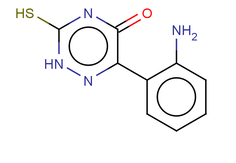 6-(2-aminophenyl)-3-sulfanyl-2,5-dihydro-1,2,4-triazin-5-one