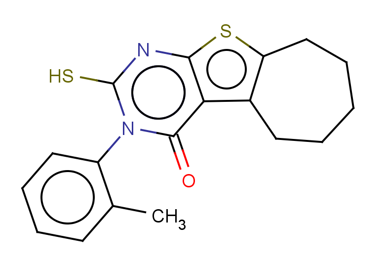 4-(2-methylphenyl)-5-sulfanyl-8-thia-4,6-diazatricyclo[7.5.0.0,2,7]tetradeca-1(9),2(7),5-trien-3-one