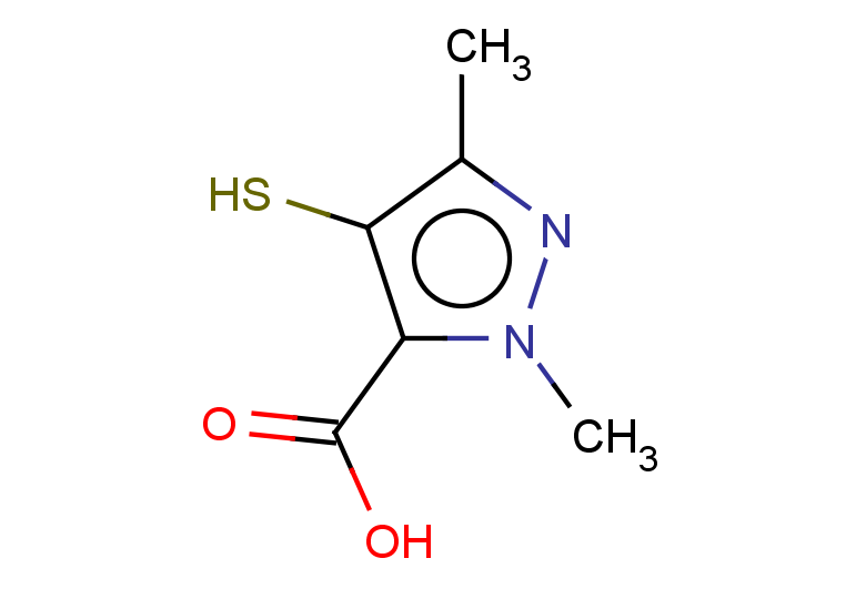 1,3-dimethyl-4-sulfanyl-1H-pyrazole-5-carboxylic acid