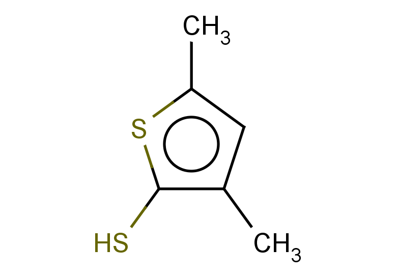 3,5-dimethylthiophene-2-thiol
