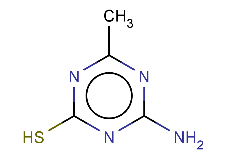 4-amino-6-methyl-1,3,5-triazine-2-thiol