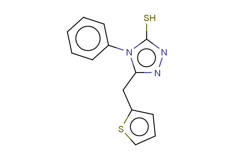 4-phenyl-5-(thiophen-2-ylmethyl)-4H-1,2,4-triazole-3-thiol