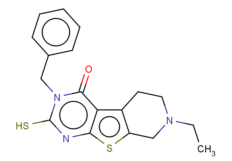 4-benzyl-11-ethyl-5-sulfanyl-8-thia-4,6,11-triazatricyclo[7.4.0.0,2,7]trideca-1(9),2(7),5-trien-3-one