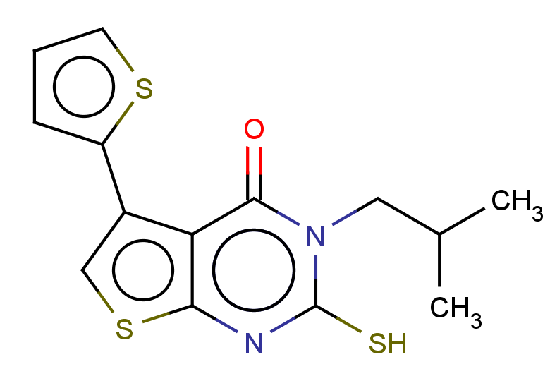 3-(2-methylpropyl)-2-sulfanyl-5-(thiophen-2-yl)-3H,4H-thieno[2,3-d]pyrimidin-4-one