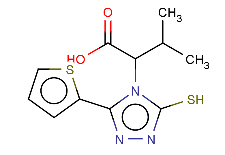 3-methyl-2-[3-sulfanyl-5-(thiophen-2-yl)-4H-1,2,4-triazol-4-yl]butanoic acid