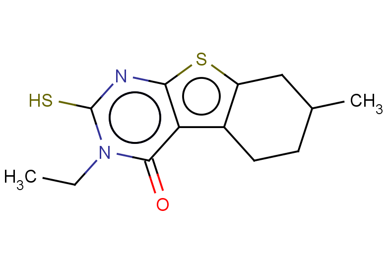 4-ethyl-11-methyl-5-sulfanyl-8-thia-4,6-diazatricyclo[7.4.0.0,2,7]trideca-1(9),2(7),5-trien-3-one