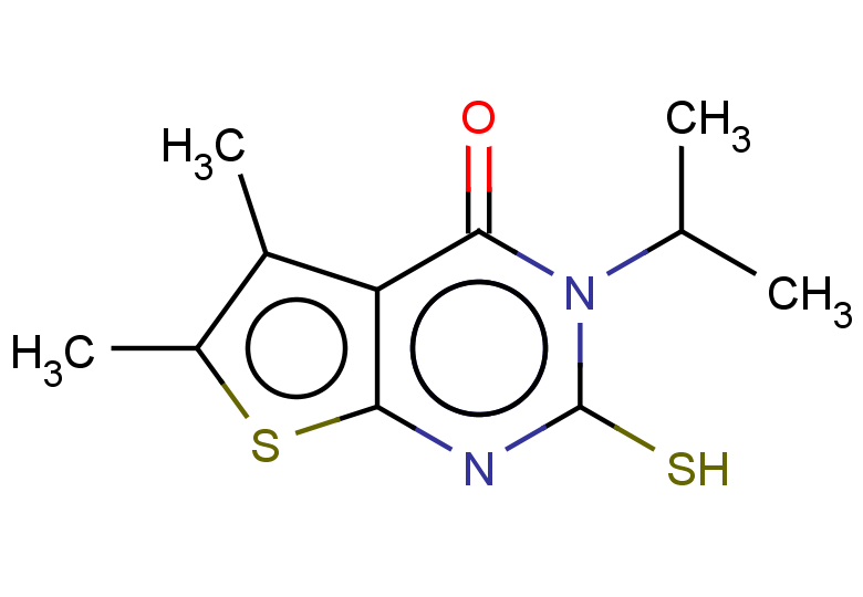 5,6-dimethyl-3-(propan-2-yl)-2-sulfanyl-3H,4H-thieno[2,3-d]pyrimidin-4-one