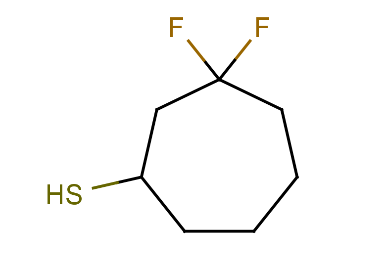 3,3-difluorocycloheptane-1-thiol