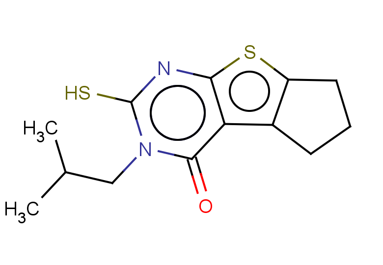 11-(2-methylpropyl)-10-sulfanyl-7-thia-9,11-diazatricyclo[6.4.0.0,2,6]dodeca-1(8),2(6),9-trien-12-one