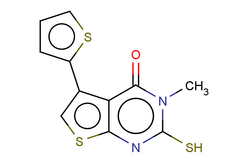 3-methyl-2-sulfanyl-5-(thiophen-2-yl)-3H,4H-thieno[2,3-d]pyrimidin-4-one