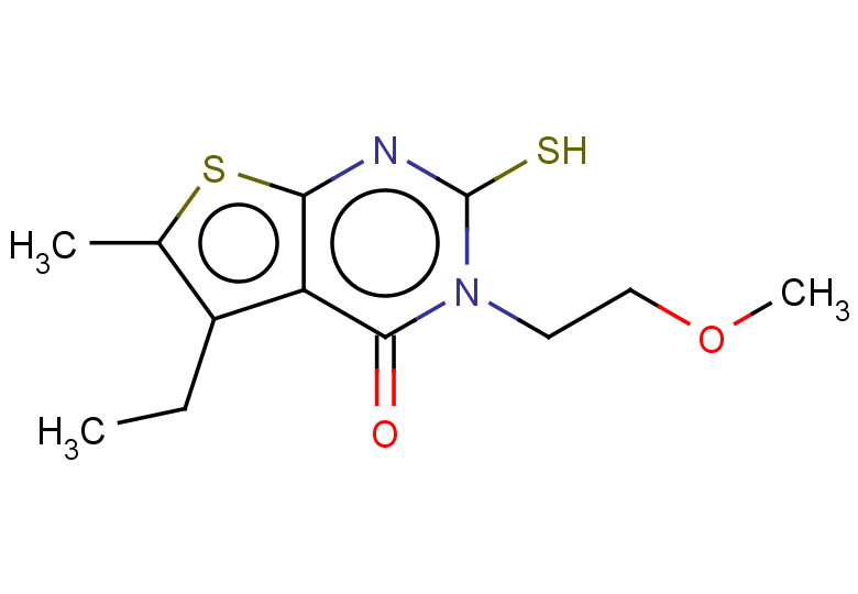 5-ethyl-3-(2-methoxyethyl)-6-methyl-2-sulfanyl-3H,4H-thieno[2,3-d]pyrimidin-4-one