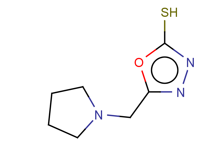 5-(pyrrolidin-1-ylmethyl)-1,3,4-oxadiazole-2-thiol