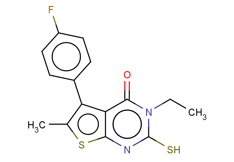3-ethyl-5-(4-fluorophenyl)-6-methyl-2-sulfanyl-3H,4H-thieno[2,3-d]pyrimidin-4-one