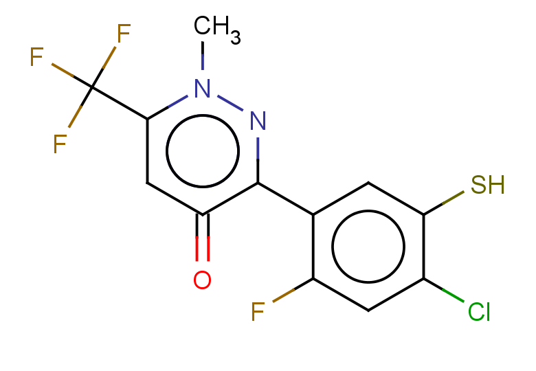 3-(4-chloro-2-fluoro-5-sulfanylphenyl)-1-methyl-6-(trifluoromethyl)-1,4-dihydropyridazin-4-one