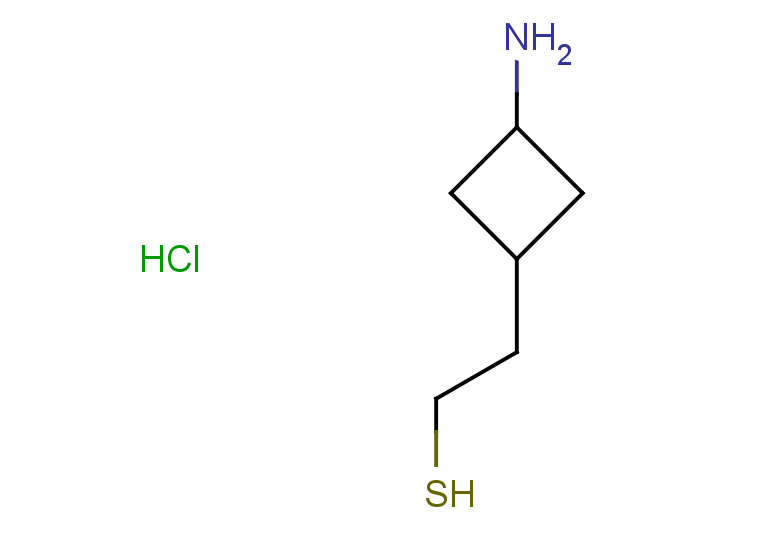2-(3-aminocyclobutyl)ethane-1-thiol hydrochloride
