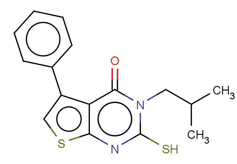 3-(2-methylpropyl)-5-phenyl-2-sulfanyl-3H,4H-thieno[2,3-d]pyrimidin-4-one
