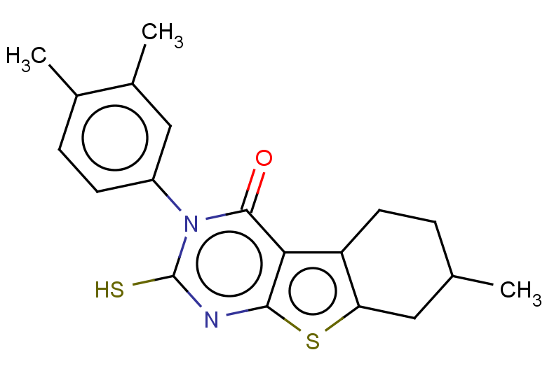4-(3,4-dimethylphenyl)-11-methyl-5-sulfanyl-8-thia-4,6-diazatricyclo[7.4.0.0,2,7]trideca-1(9),2(7),5-trien-3-one