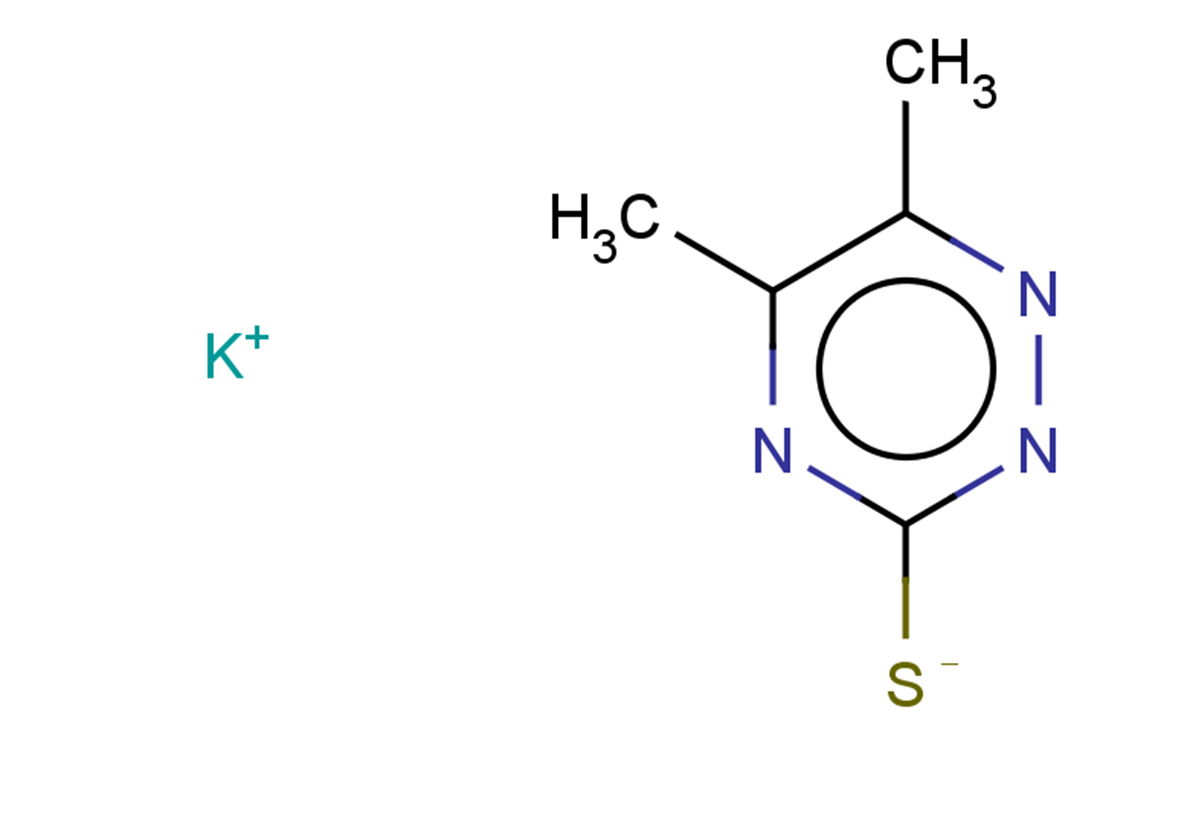potassium (5,6-dimethyl-1,2,4-triazin-3-yl)sulfanide
