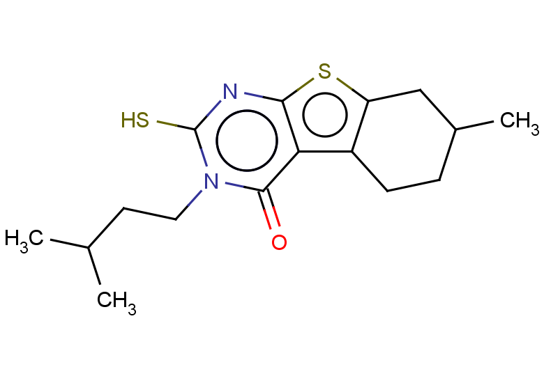 11-methyl-4-(3-methylbutyl)-5-sulfanyl-8-thia-4,6-diazatricyclo[7.4.0.0,2,7]trideca-1(9),2(7),5-trien-3-one