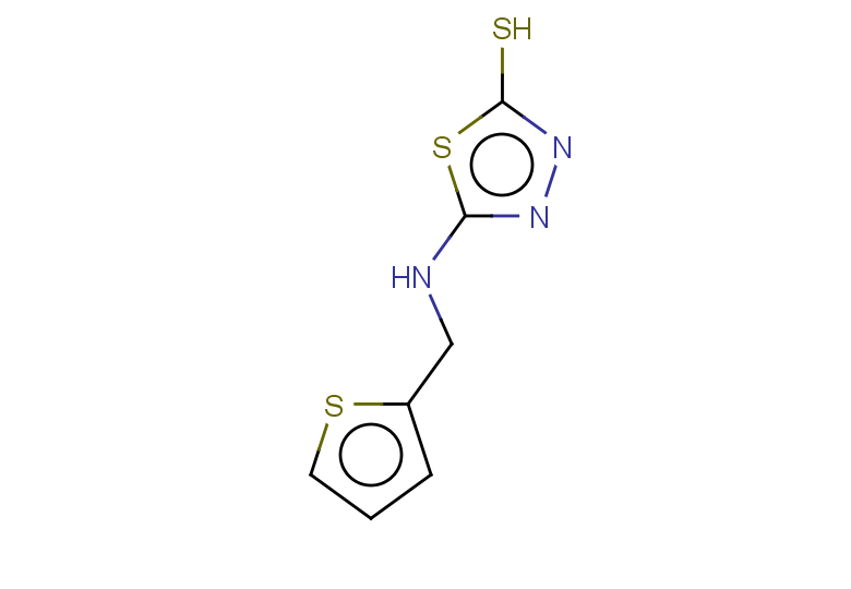 5-((thiophen-2-ylmethyl)amino)-1,3,4-thiadiazole-2-thiol