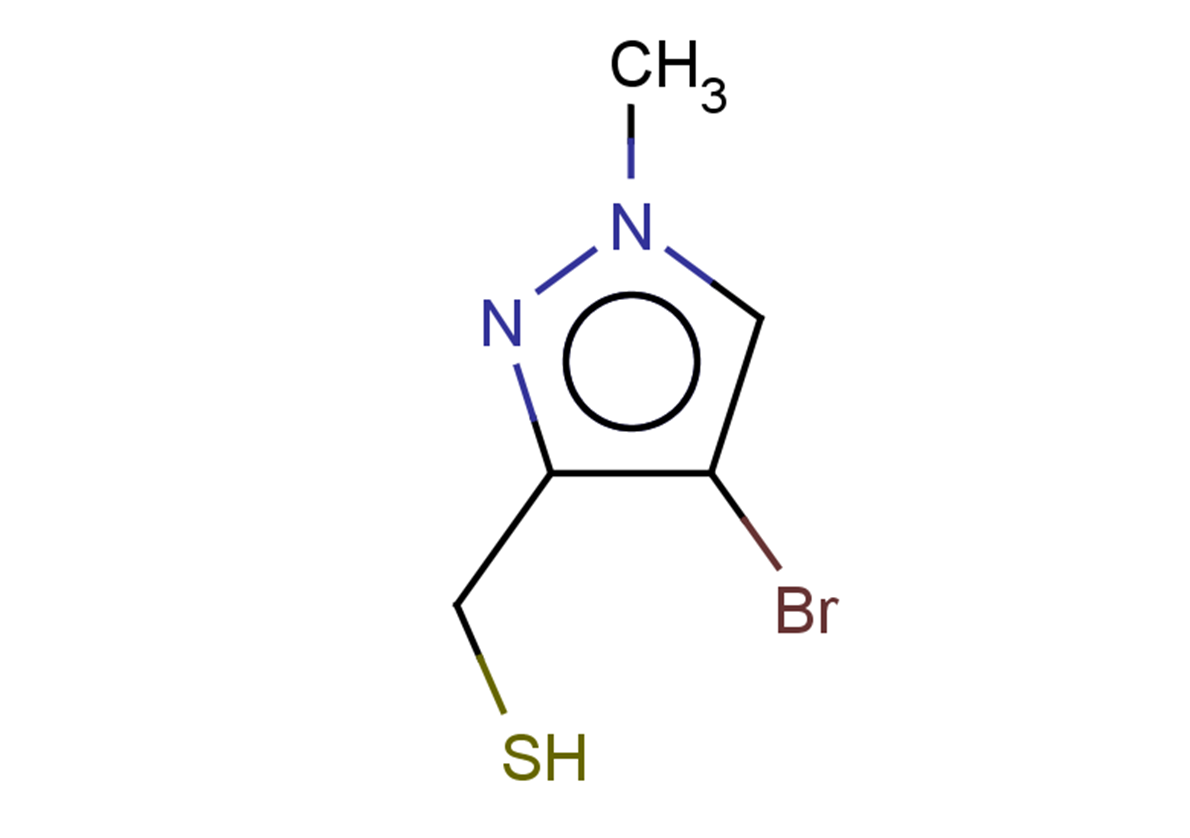 (4-bromo-1-methyl-1H-pyrazol-3-yl)methanethiol