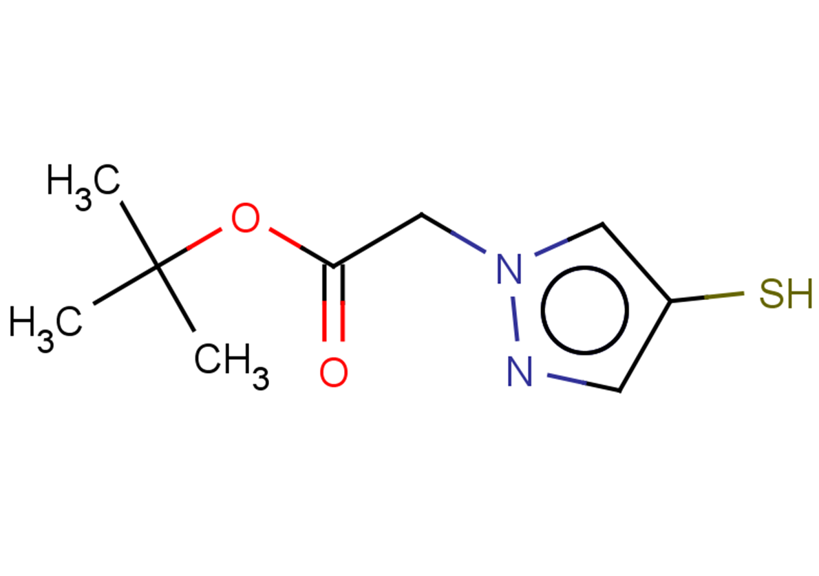 tert-butyl 2-(4-sulfanyl-1H-pyrazol-1-yl)acetate