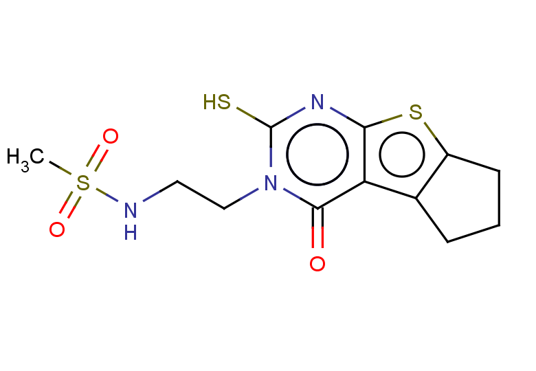 N-(2-{12-oxo-10-sulfanyl-7-thia-9,11-diazatricyclo[6.4.0.0,2,6]dodeca-1(8),2(6),9-trien-11-yl}ethyl)methanesulfonamide